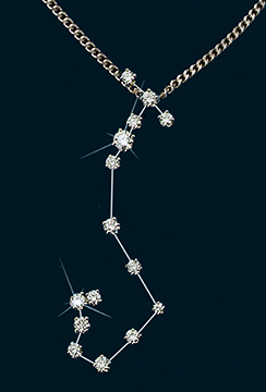 Diamond Constellation Scorpio Pendant 