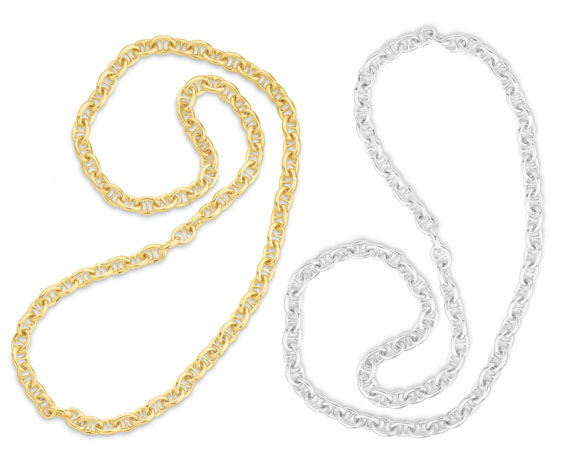 Anchor Chain Full Necklace 24