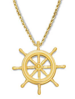 Ships Wheel Pendant 