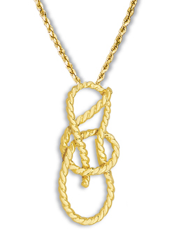 Bowline Knot Pendant 