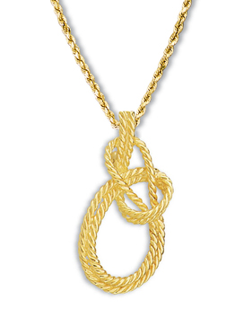 Bowline on Bight Knot Pendant 