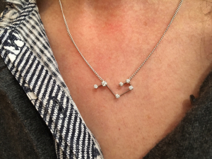 Diamond Constellation Pleiades Necklace 18