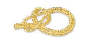 Bowline on Bight Knot Pin 