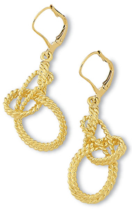 Bowline on Bight Dangle Earrings 