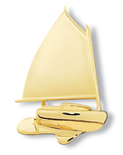 Catboat Pin Large 