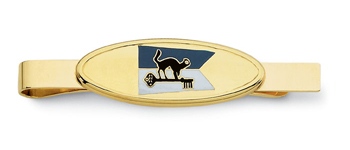 Enamel Burgee Tie Bar 