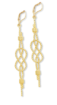 Lovers Knot Earrings -double carrick 