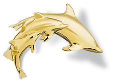 Dolphin Pin Triple Family 