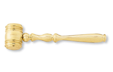 Gavel Tie Bar 