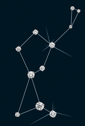 Diamond Constellation Herdsman Pin 