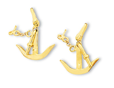 Herreshoff Anchor Earrings 