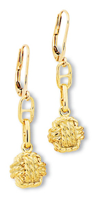 Monkey's Fist Dangle Earrings 