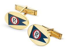 Enamel Burgee Cuff Links 