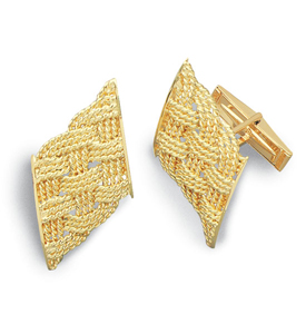 Prolong Knot 3 Strand Cuff Links 