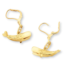 Whale Dangle Earrings 