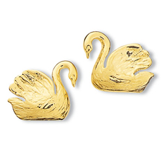Swan Earrings 
