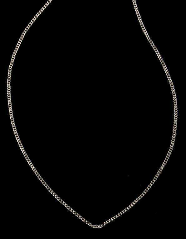 Pendant Chain White Gold 14k 18